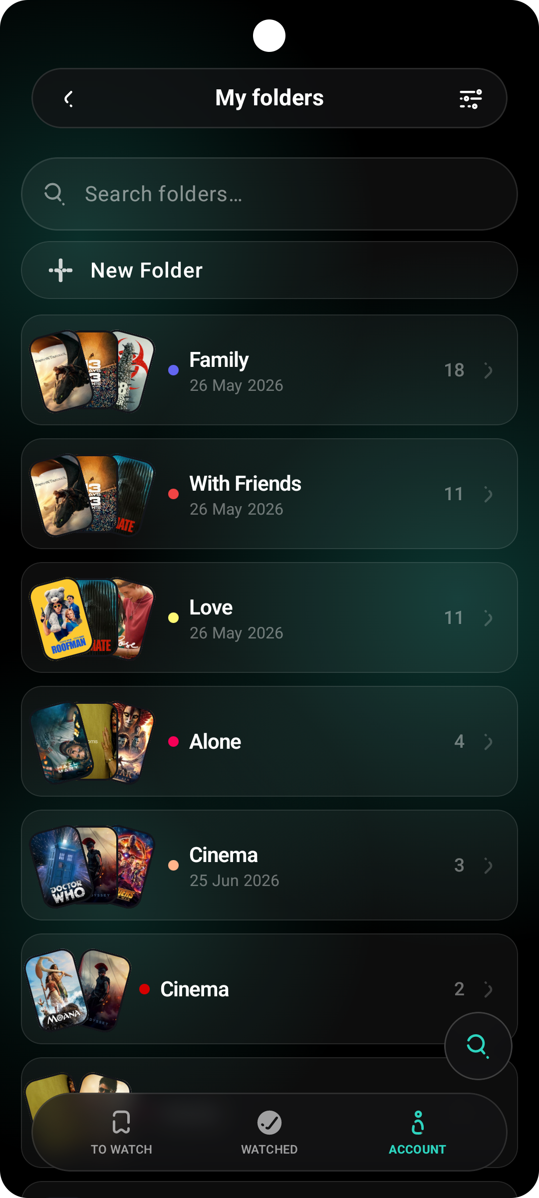 Custom Folders